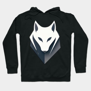 Frost Moon Wolf Shadow Hoodie